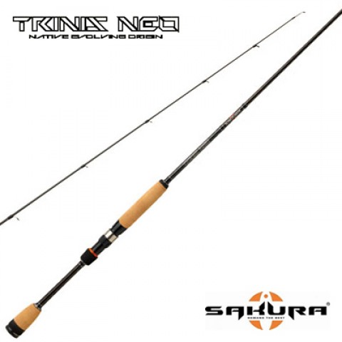 Спиннинги Sakura TRINIS NEO SPIN TNS 632 M (длина 190 см тест 5-21 гр строй среднебыстрый) двухчастник
